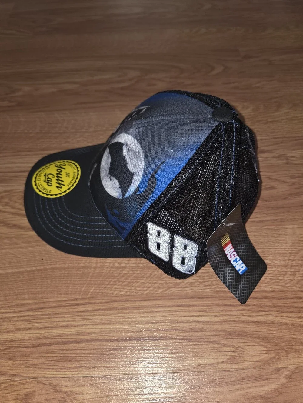 Dale Jr. #88 Batman Hat Youth NASCAR NWT Hendrick Motorsports Mesh Ajdustable